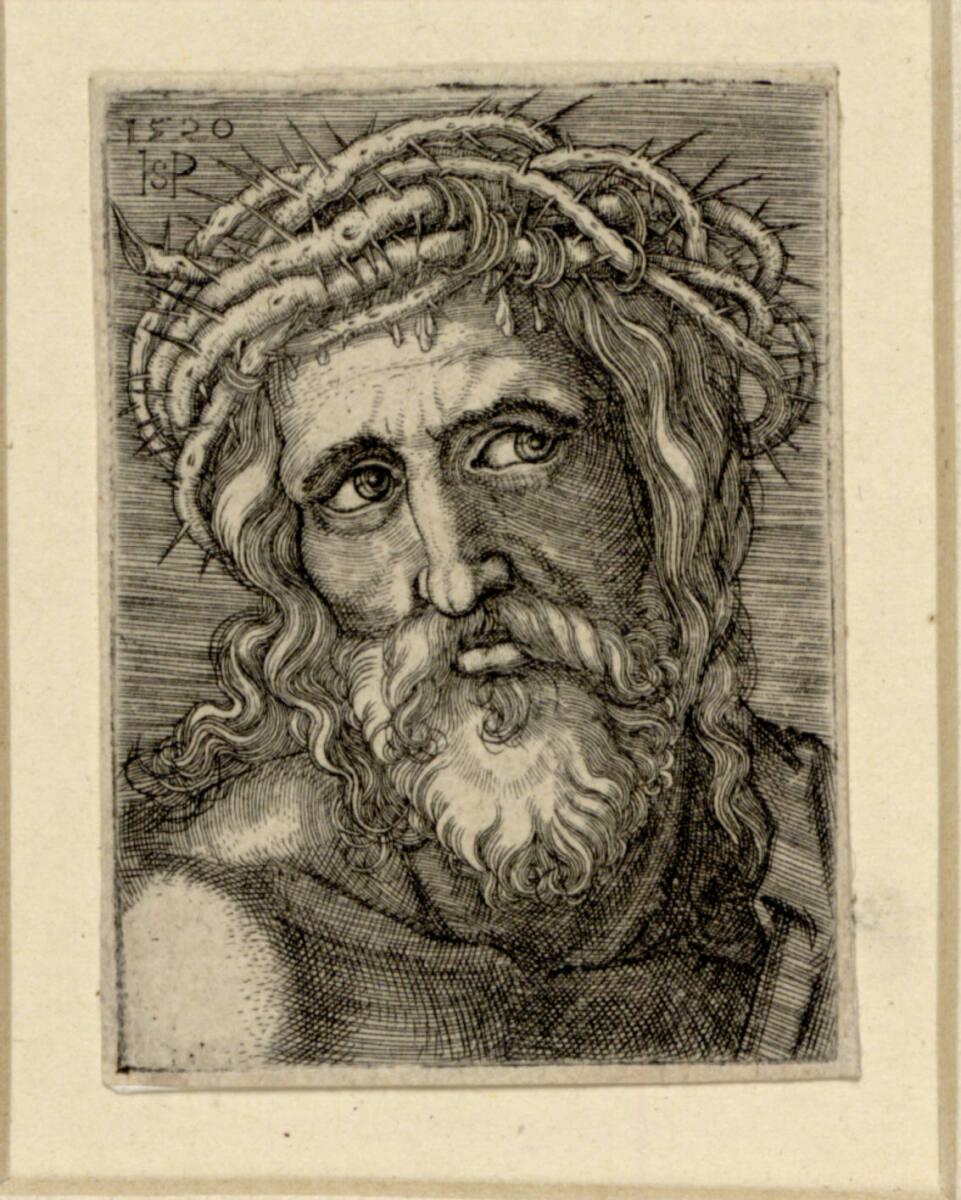 Sebald Beham, Christuskopf, Inv. Nr.: DG1930/882