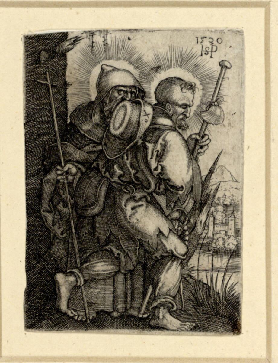 Sebald Beham, Philipppus und Jakobus, der Größere, Inv. Nr.: DG1930/908