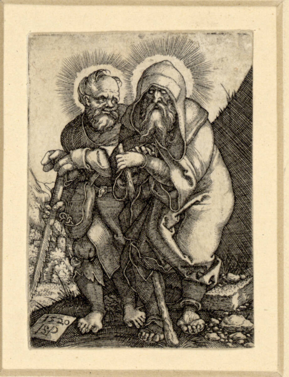 Simon und Thaddaeus, Hans Sebald Beham, 1520
