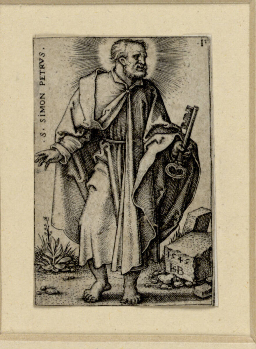 Petrus, Hans Sebald Beham, 1945