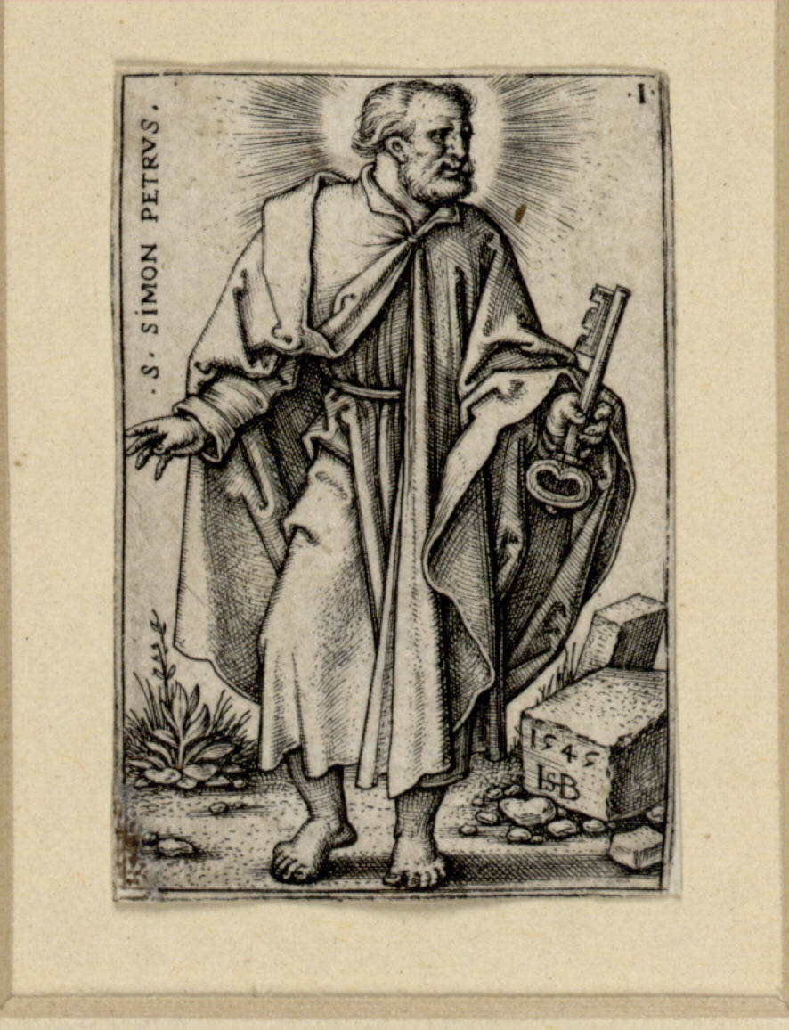 Petrus, Hans Sebald Beham, 1945