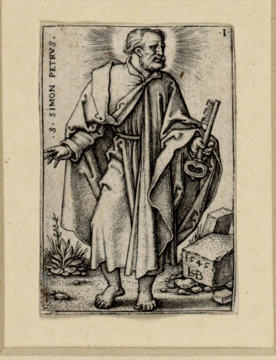 Sebald Beham, Petrus, Inv. Nr.: DG1930/915