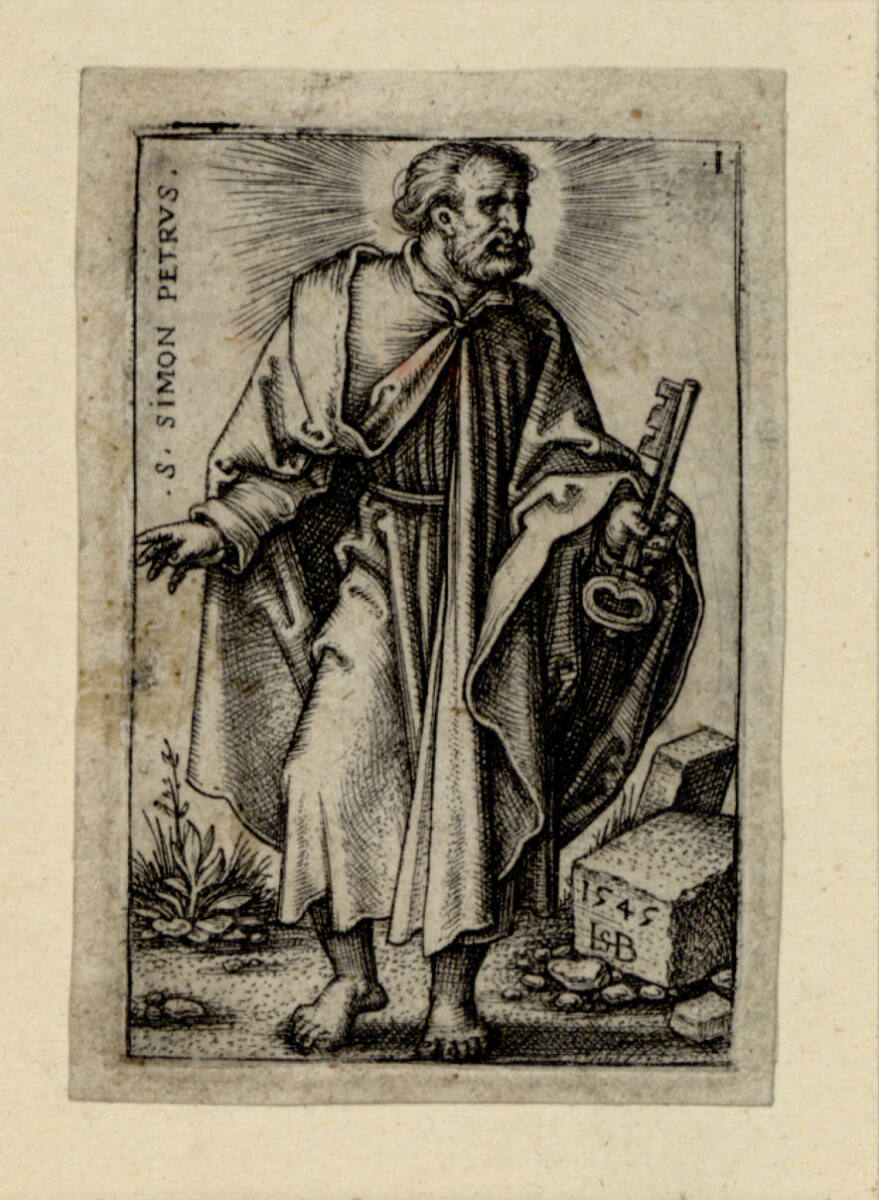 Petrus, Hans Sebald Beham, 1945