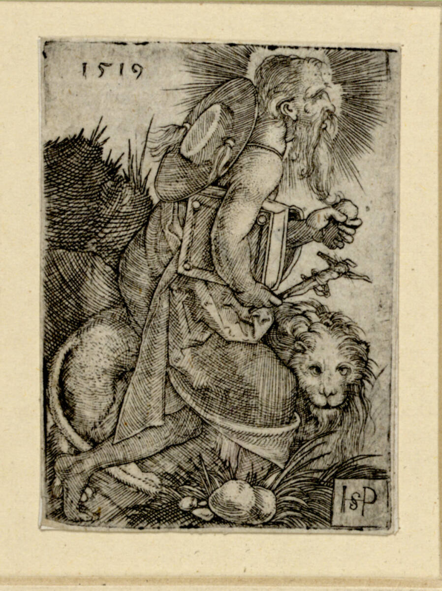 Der heilige Hieronymus wandernd, Hans Sebald Beham, 1519