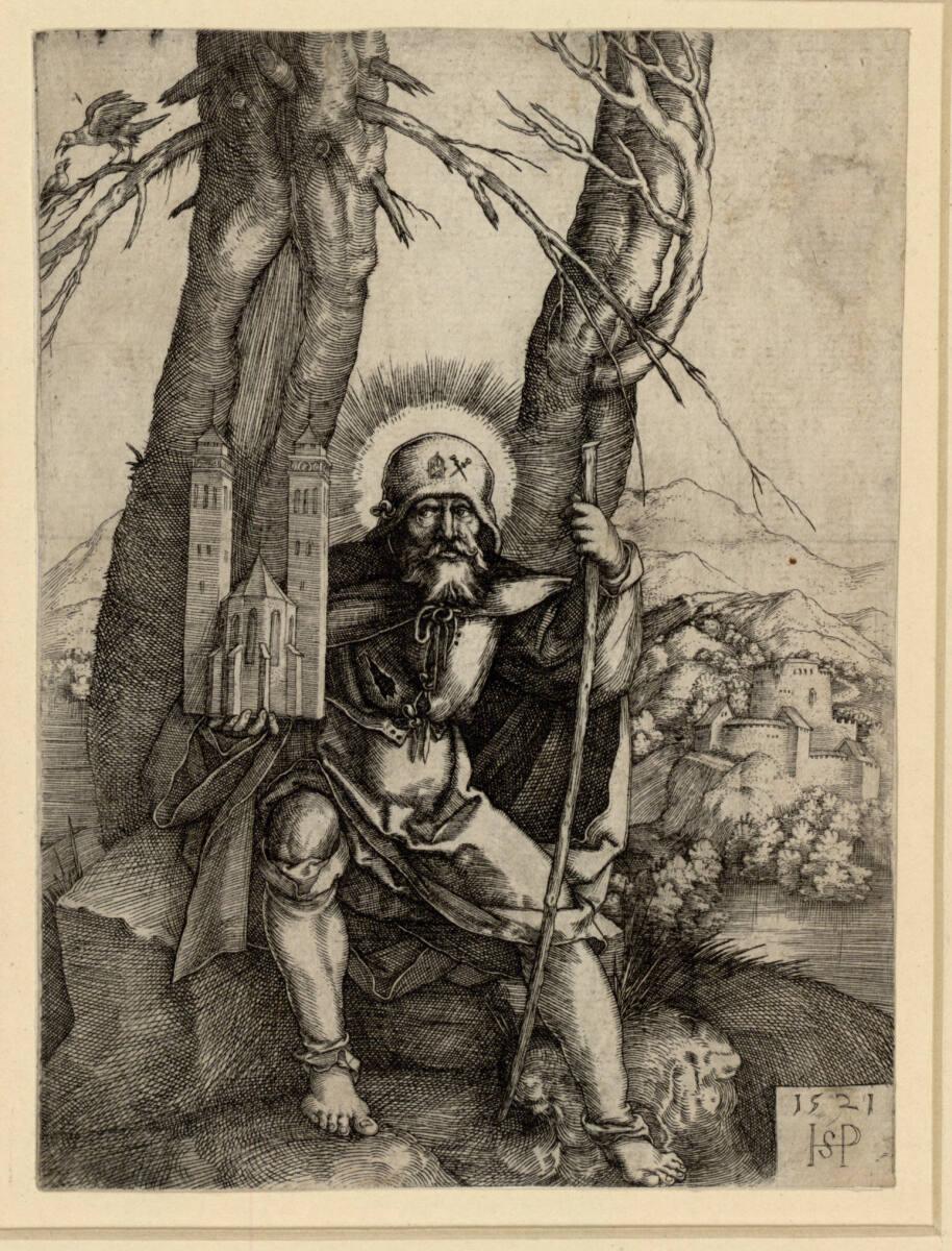 Sebald Beham, Der heilige Sebald, Inv. Nr.: DG1930/974