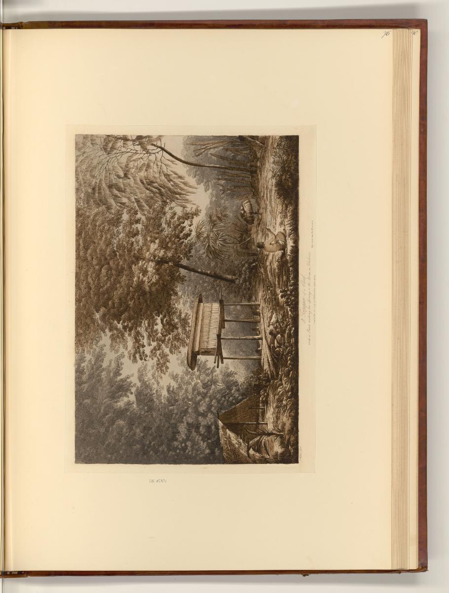 Britische Druckgrafiken aus der 2. Hälfte des 18. Jahrhunderts, A Toopapaoo of a Chief, with a …