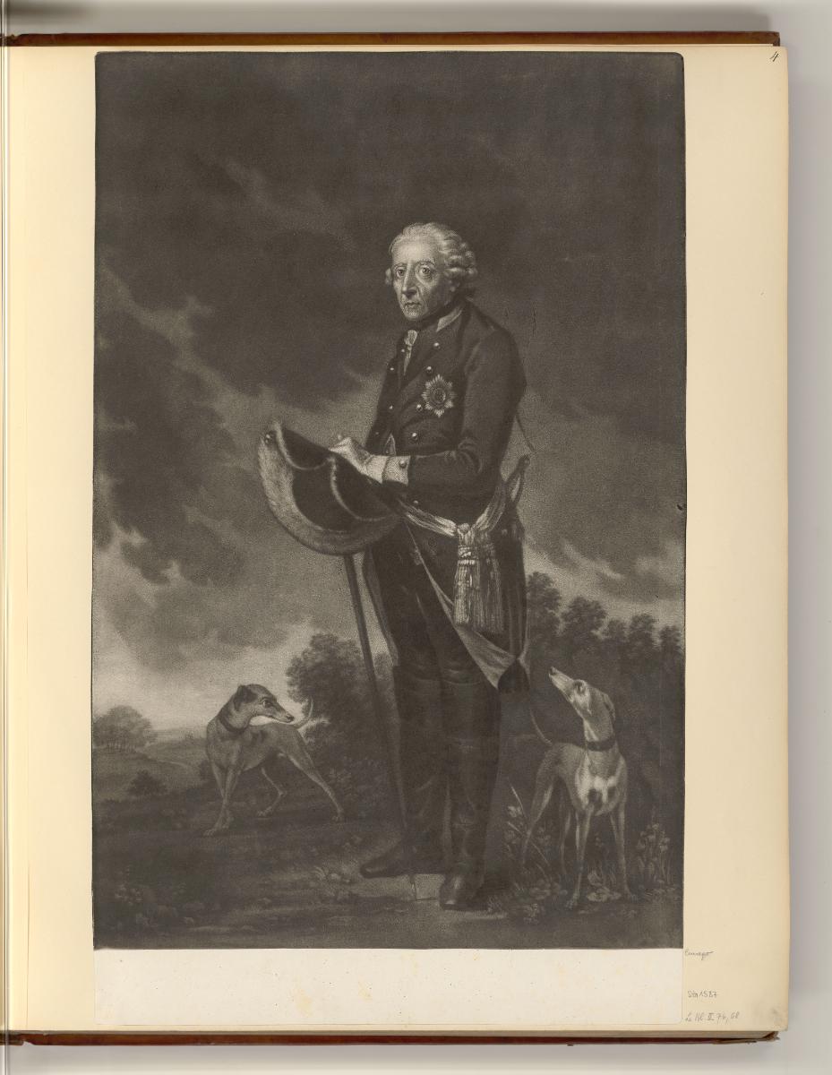 Britische Druckgrafiken des späten 18. Jahrhunderts, Frederic II Roi de Prusse, Inv. Nr.: Engla…