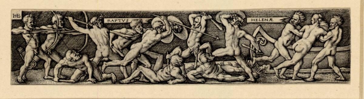 Sebald Beham, Der Raub der Helena, Inv. Nr.: DG1930/986