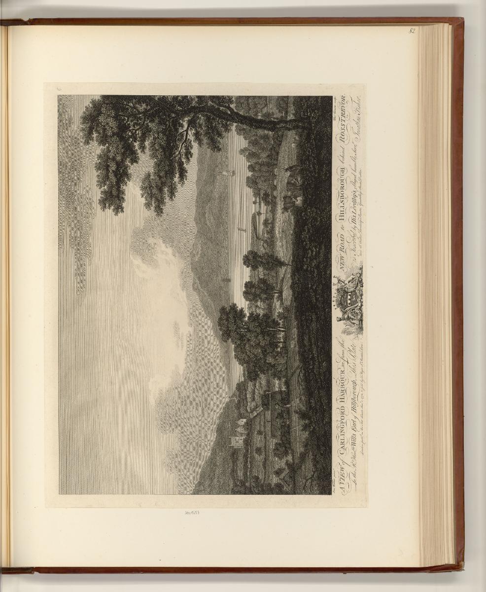 Britische Druckgrafiken des späten 18. Jahrhunderts, A View of Carlingford Harbour, &c from the…