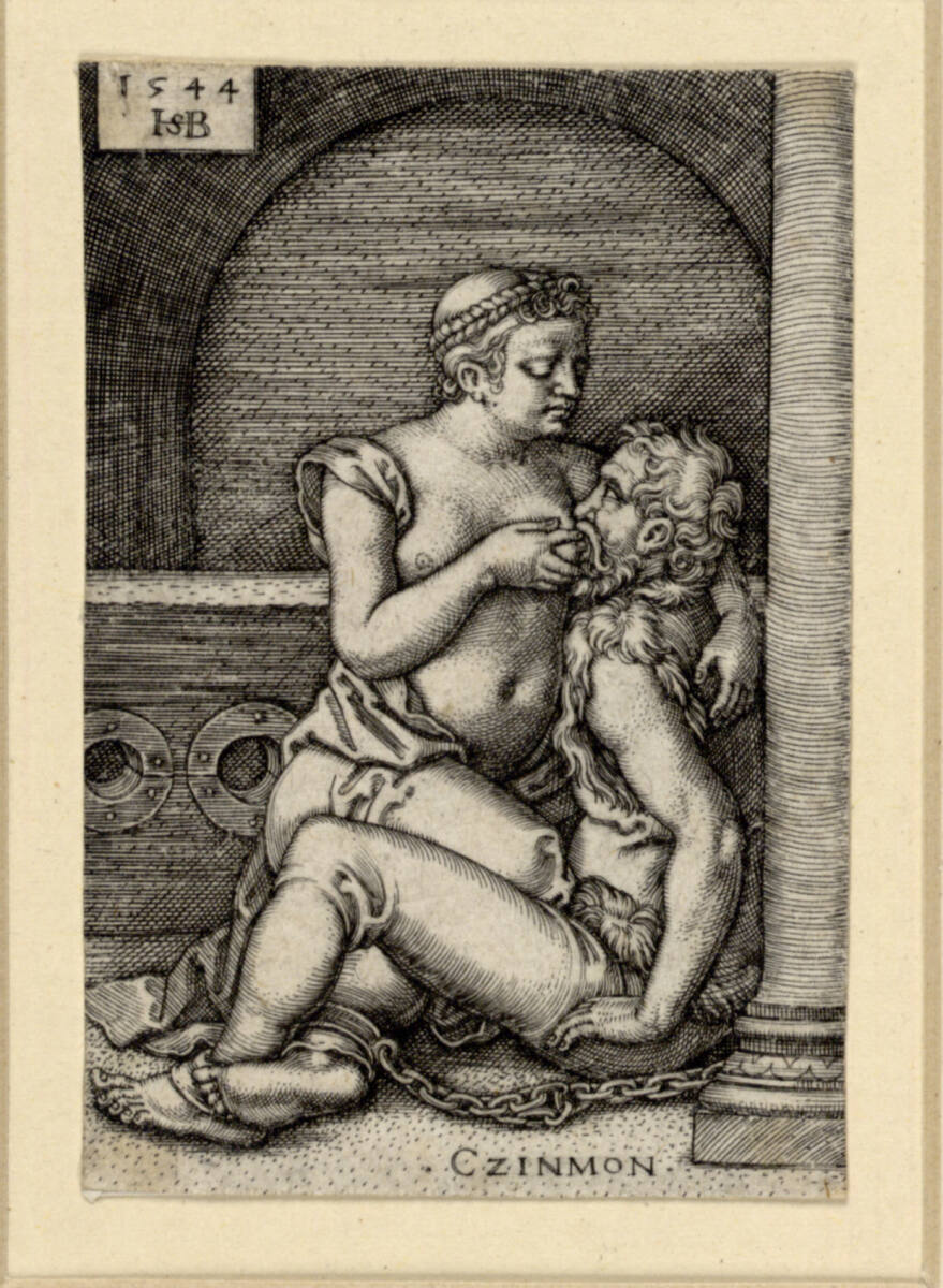 Cimon und Pero, Hans Sebald Beham, 1544
