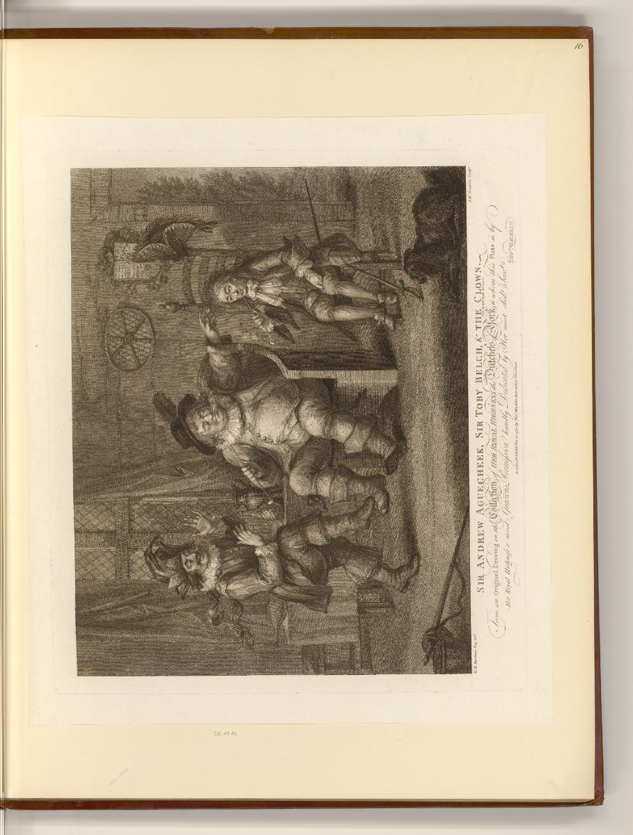 Britische Druckgrafiken des späten 18. Jahrhunderts, Sir Andrew Aguecheek, Sir Toby Belch and t…