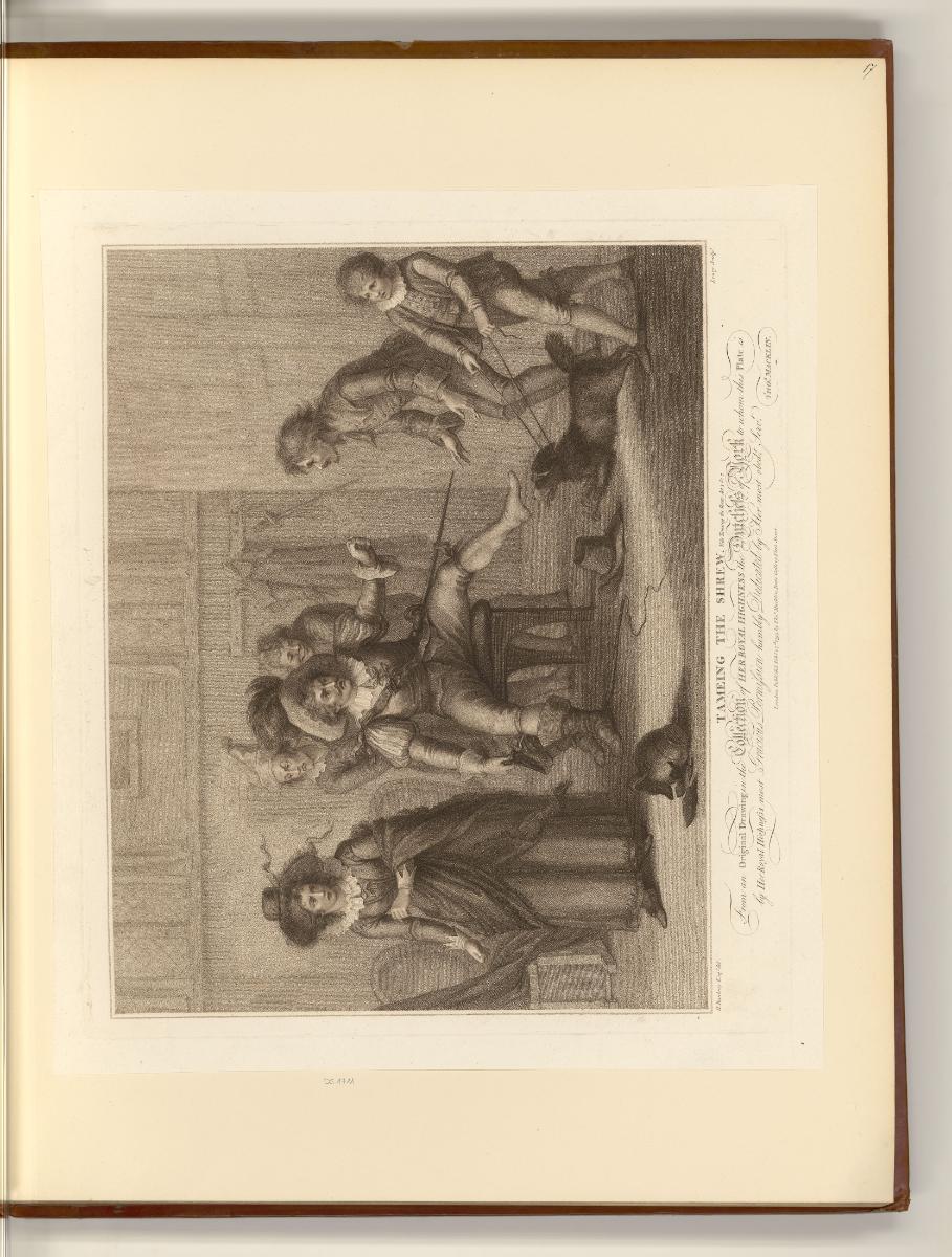 Britische Druckgrafiken des späten 18. Jahrhunderts, Tameing the Shrew, Inv. Nr.: England nach …