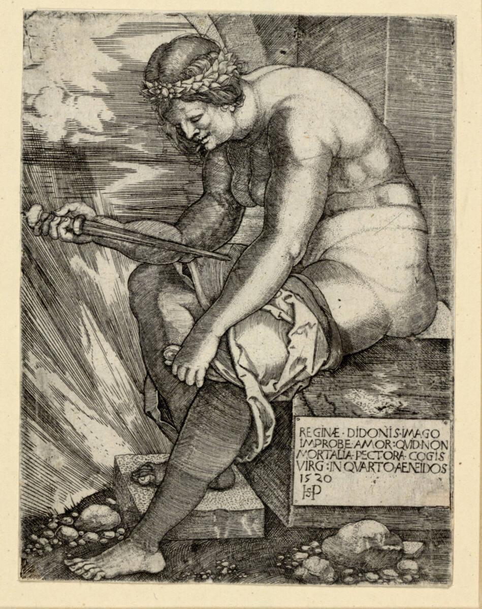 Sebald Beham, Dido, Inv. Nr.: DG1930/1007