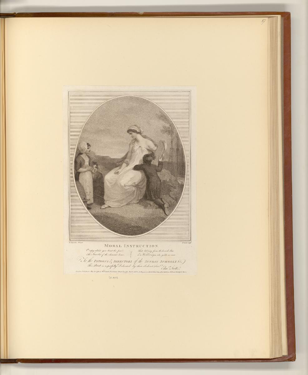 Britische Druckgrafiken des späten 18. Jahrhunderts, Moral Instruction, Inv. Nr.: England nach …