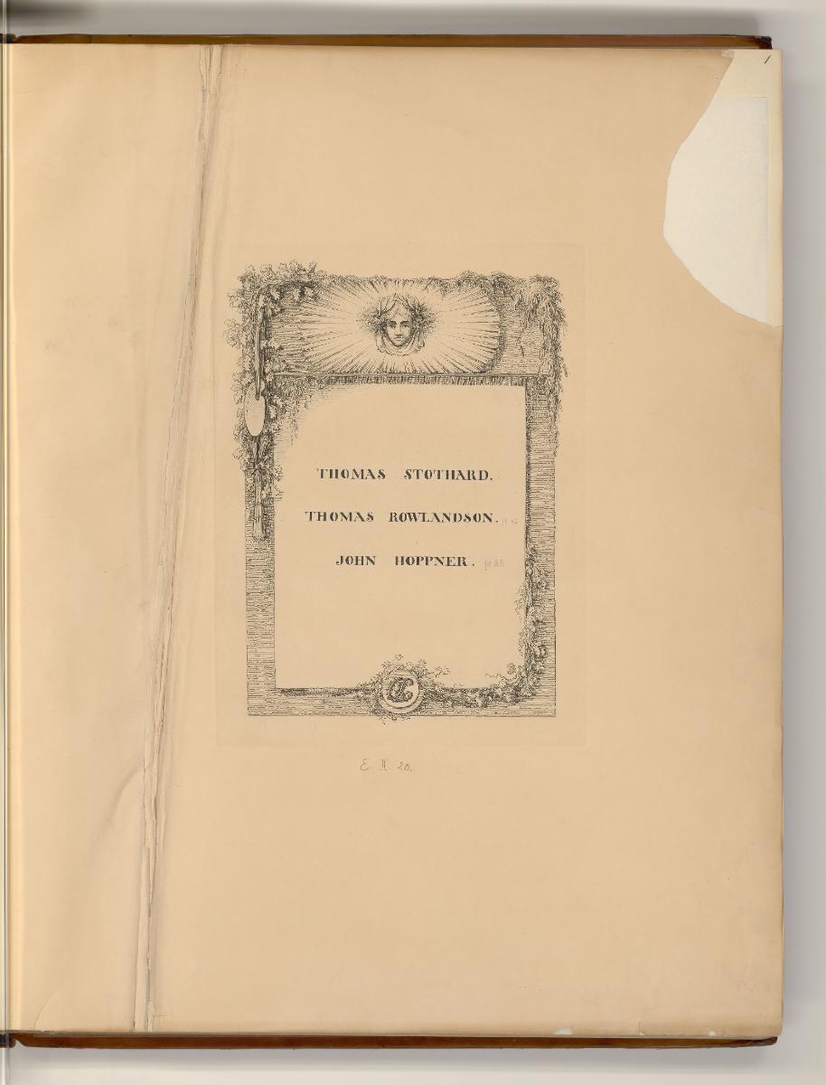Druckgrafiken von und nach Thomas Stothard, Thomas Rowlandson und John Hoppner, Thomas Stothard…