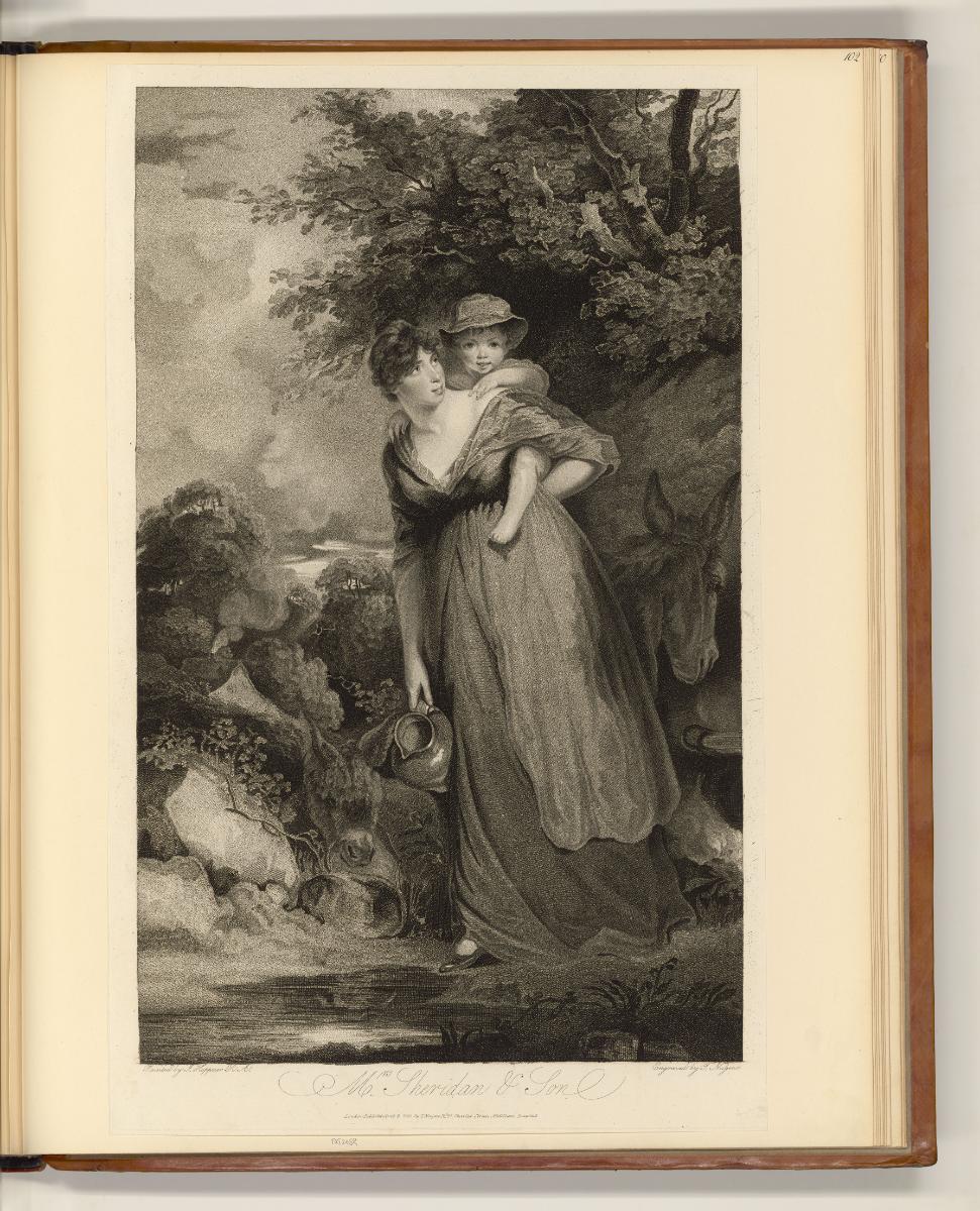Druckgrafiken von und nach Thomas Stothard, Thomas Rowlandson und John Hoppner, Mrs, Sheridan &…