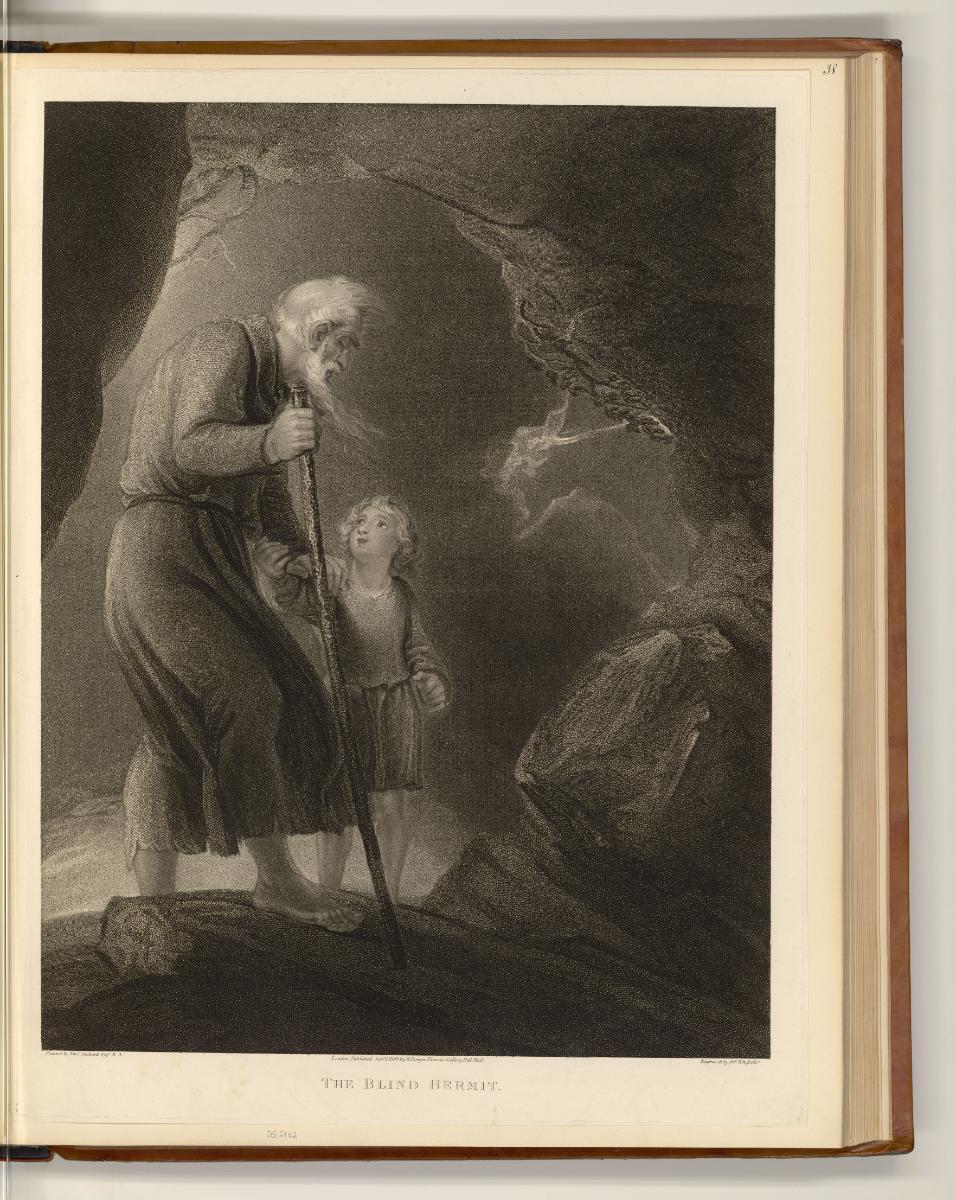 Druckgrafiken von und nach Thomas Stothard, Thomas Rowlandson und John Hoppner, The blind Hermi…