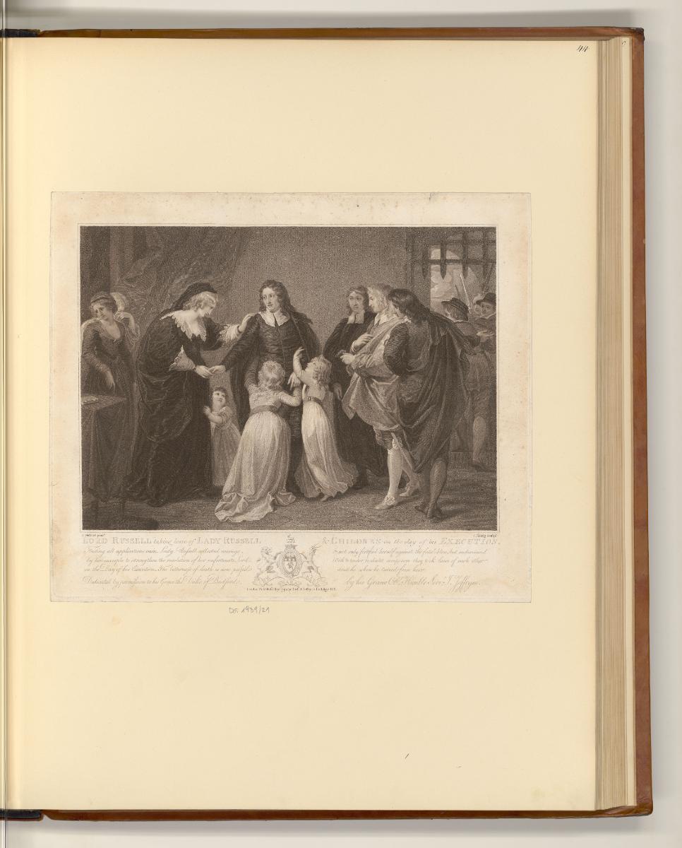 Druckgrafiken von und nach Thomas Stothard, Thomas Rowlandson und John Hoppner, Lord Russell ta…