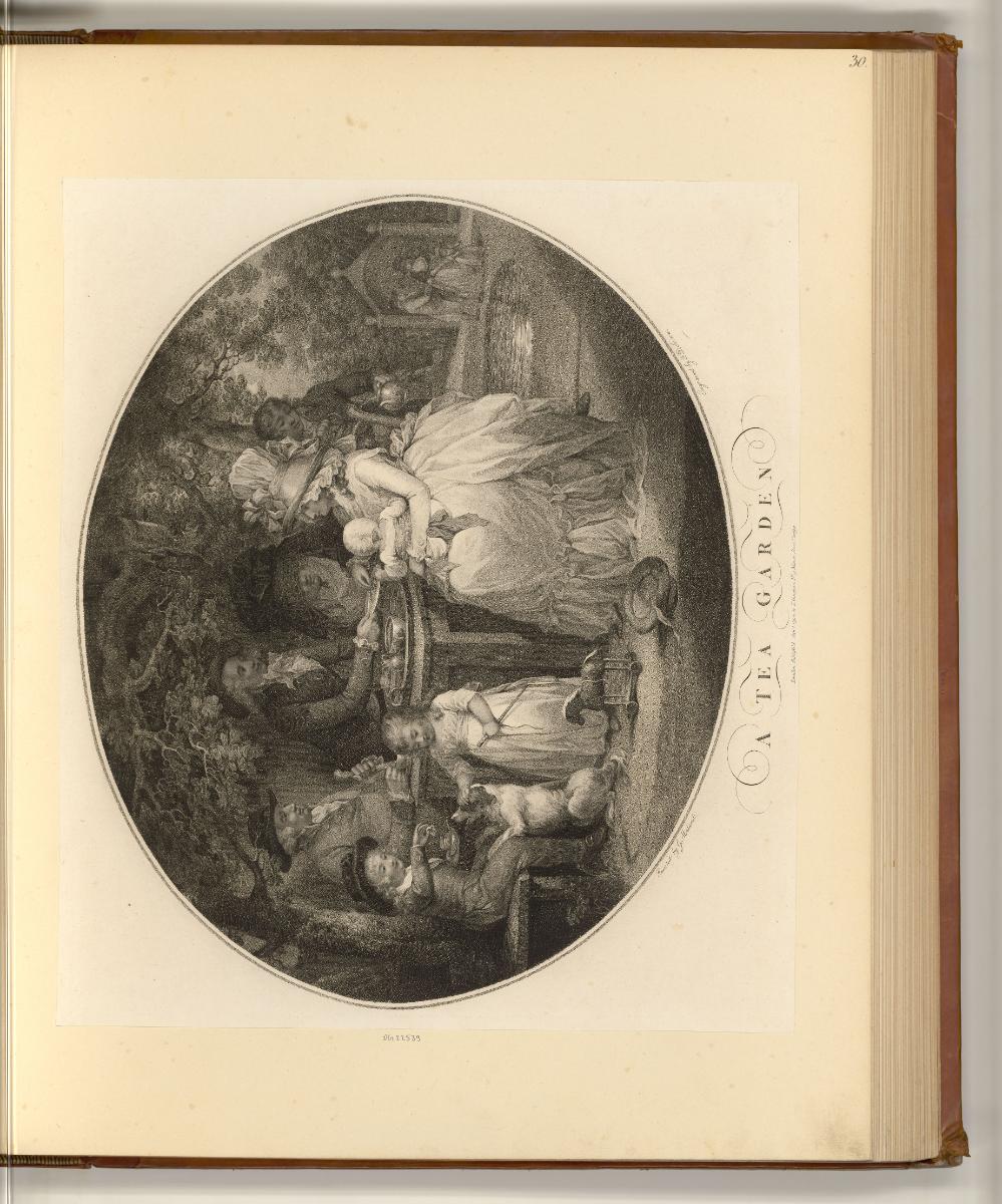 Druckgrafiken nach George Morland, A Tea Garden, Inv. Nr.: England nach Sektionen II/23, E/II/2…