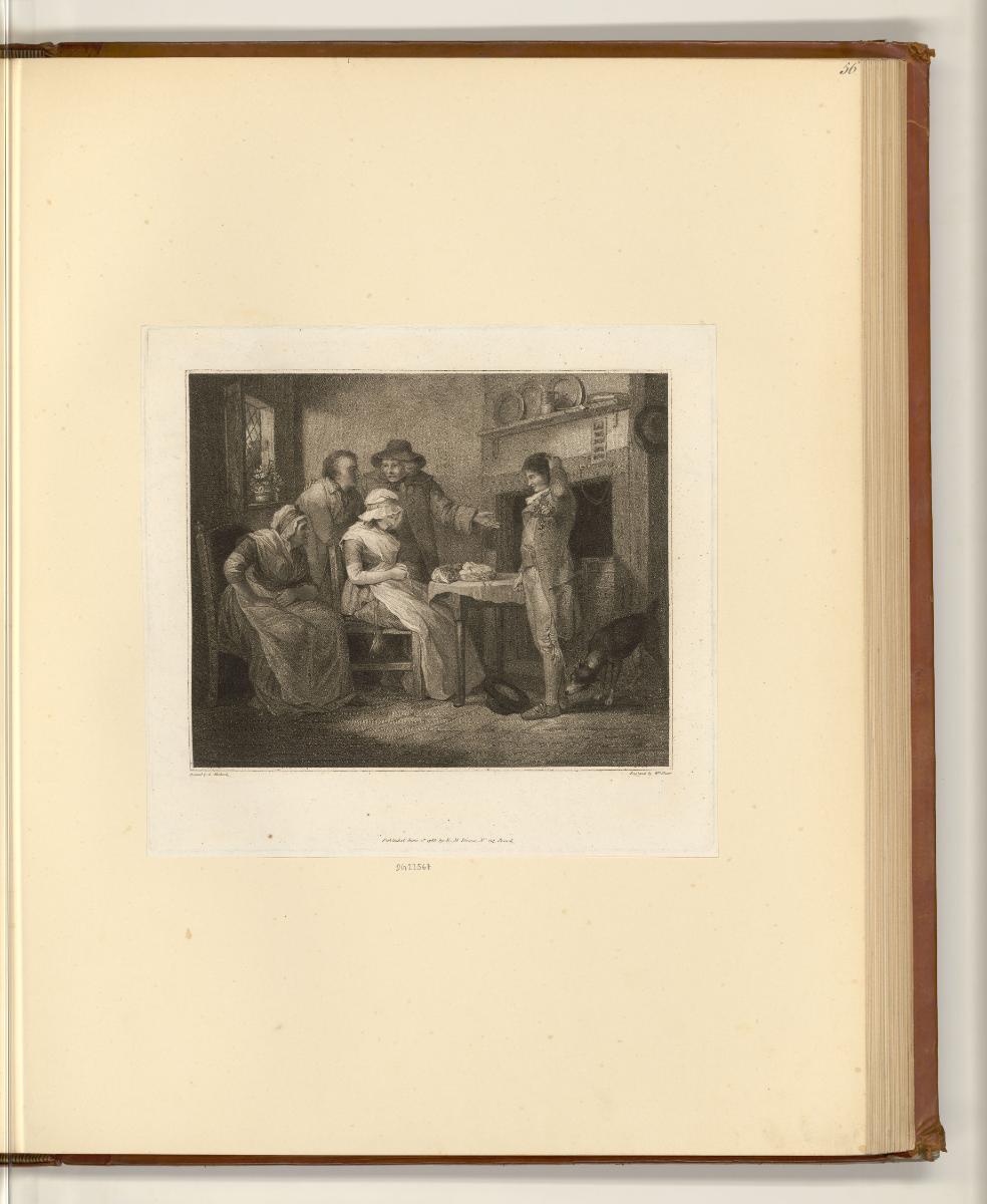 Druckgrafiken nach George Morland, The strangers at home, Inv. Nr.: England nach Sektionen II/2…