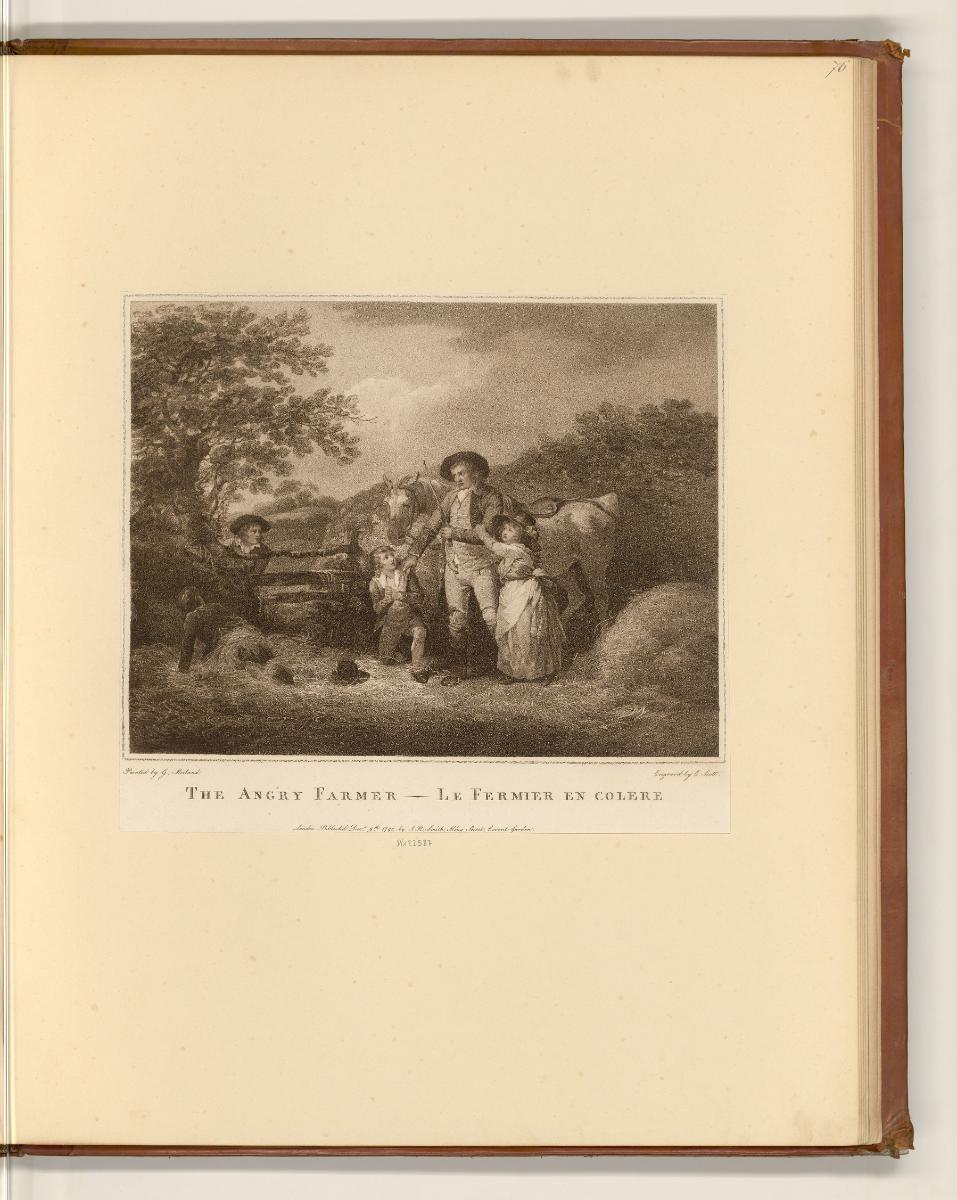 Druckgrafiken nach George Morland, The Angry Farmer, Inv. Nr.: England nach Sektionen II/23, E/…