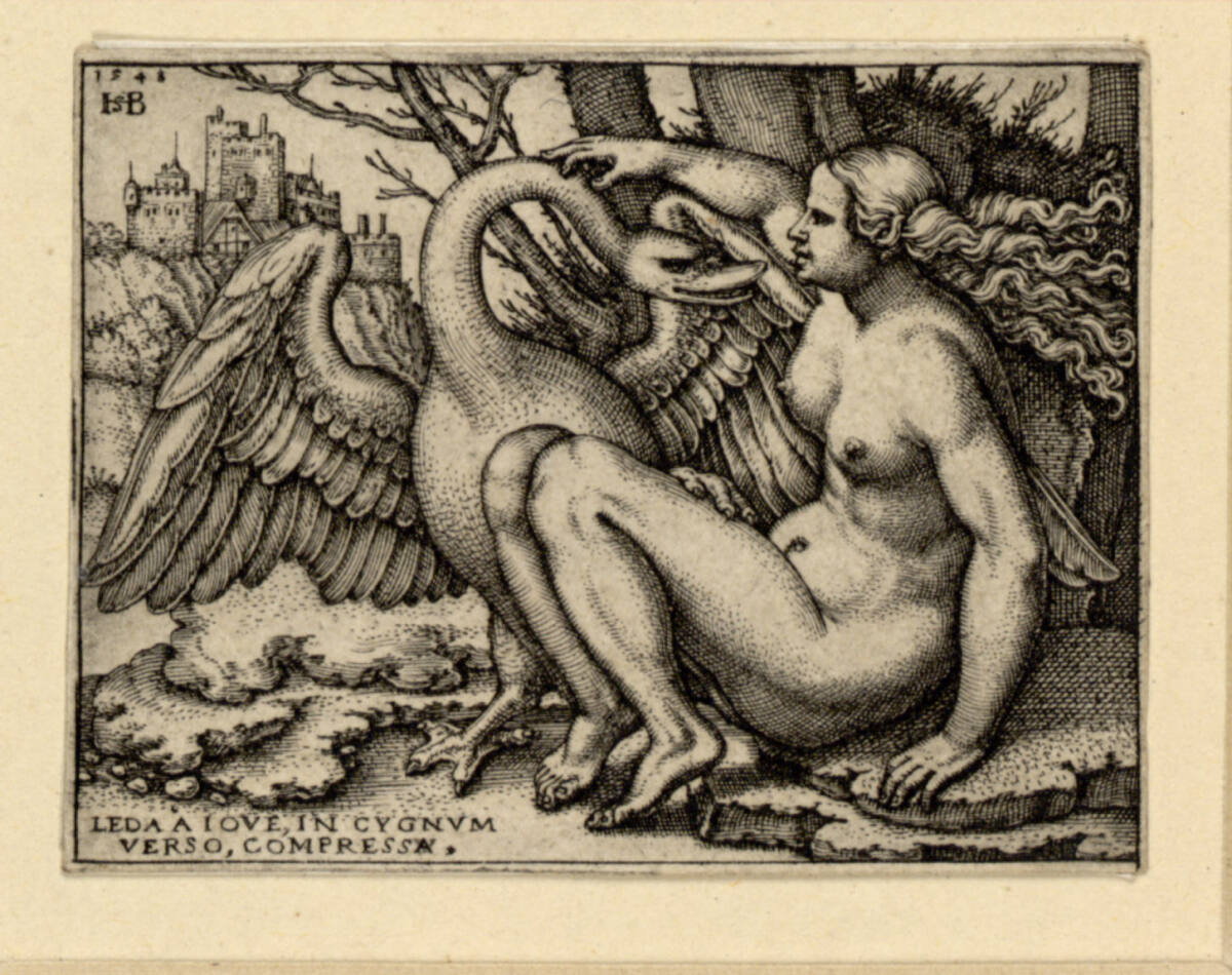 Leda, Hans Sebald Beham, 1548