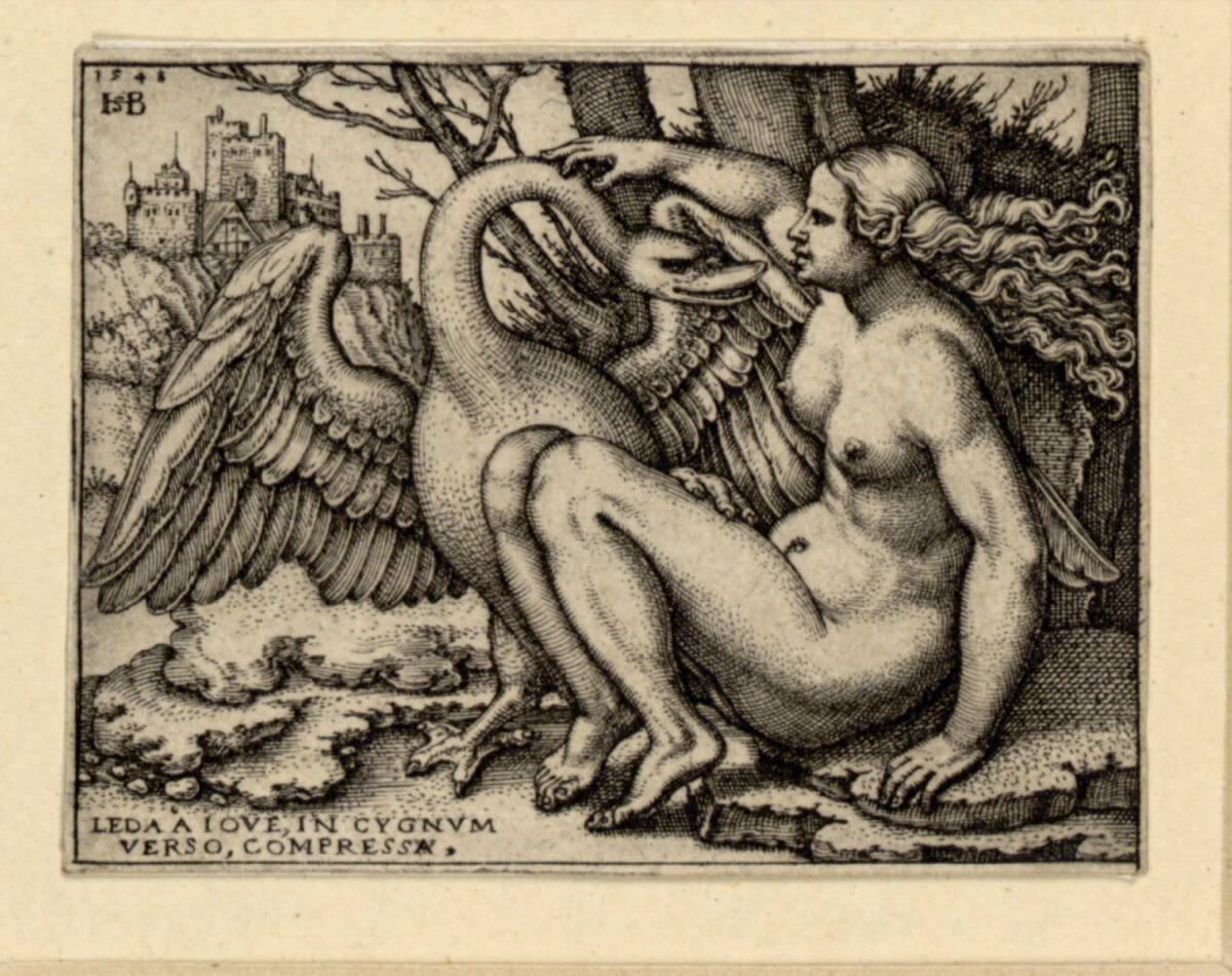 Sebald Beham, Leda, Inv. Nr.: DG1930/1072