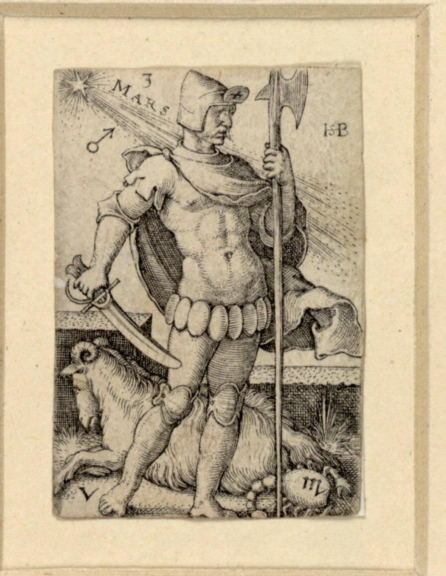 Sebald Beham, Mars, Inv. Nr.: DG1930/1081