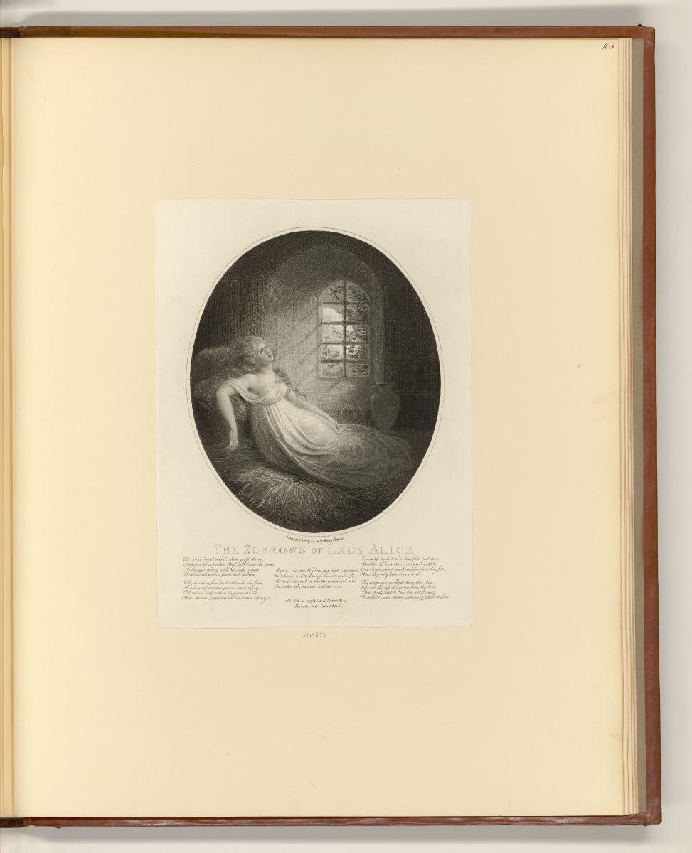 Britische Druckgrafiken des späten 18. Jahrhunderts, The sorrows of Lady Alice, Inv. Nr.: Engla…