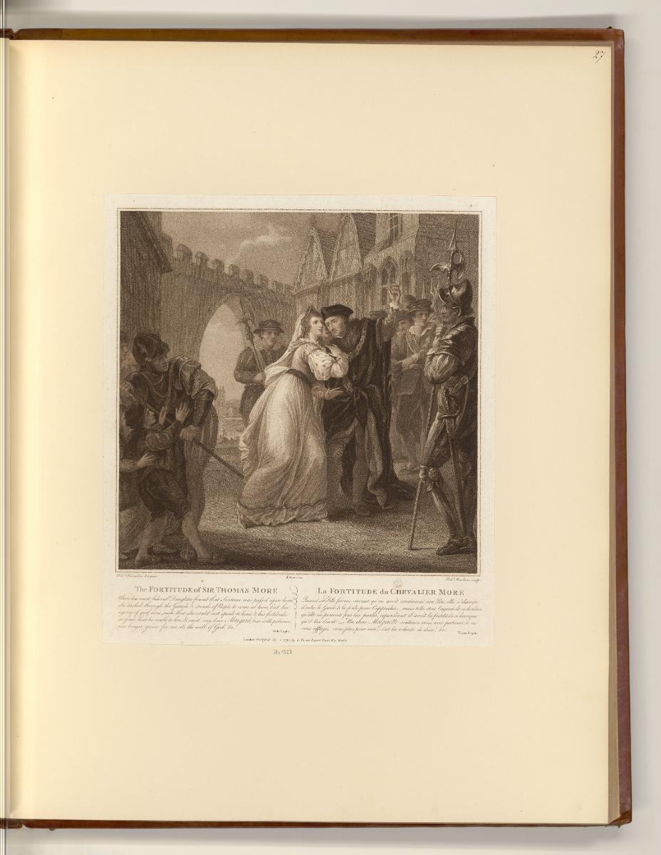 Britische Druckgrafiken des späten 18. Jahrhunderts, The Fortitude of Sir Thomas More, Inv. Nr.…