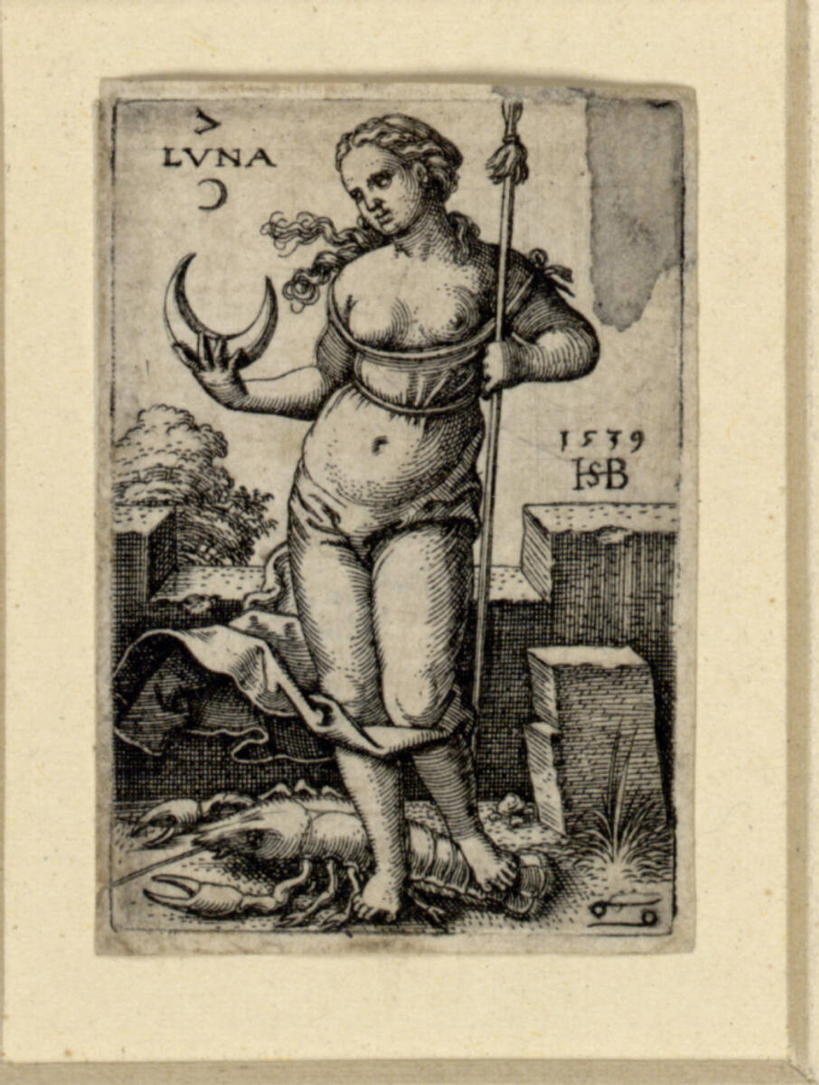 Luna, Hans Sebald Beham, 1539