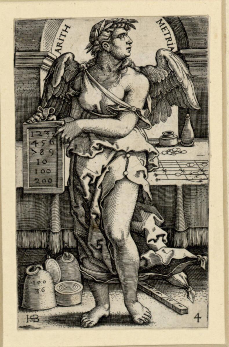 Sebald Beham, Die Arithmetik, Inv. Nr.: DG1930/1099