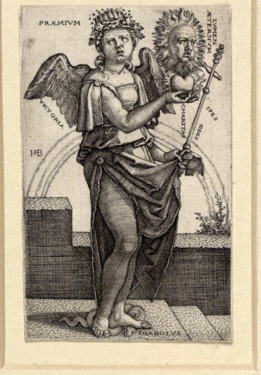 Sebald Beham, Allegorie des Christentums, Inv. Nr.: DG1930/1103