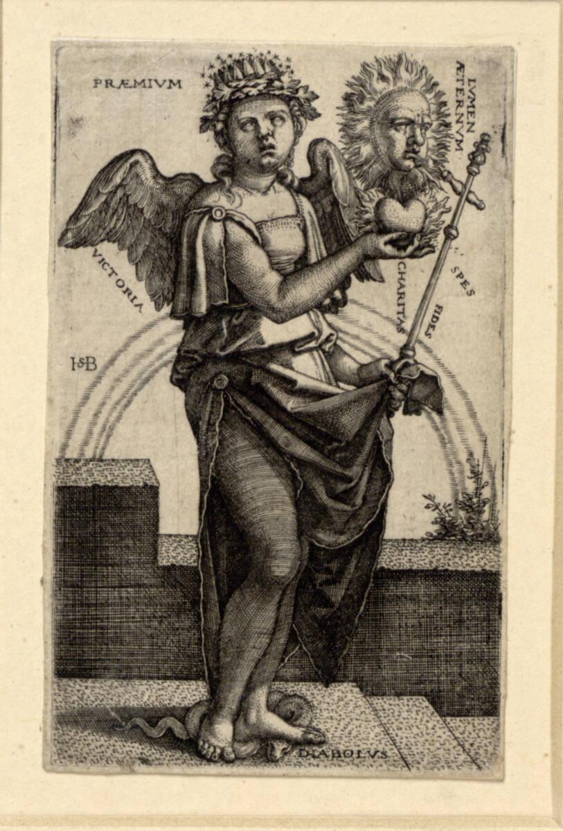 Sebald Beham, Allegorie des Christentums, Inv. Nr.: DG1930/1104