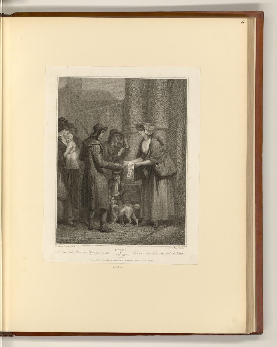 Britische Druckgrafiken des späten 18. Jahrhunderts, A new love song, Inv. Nr.: England nach Se…