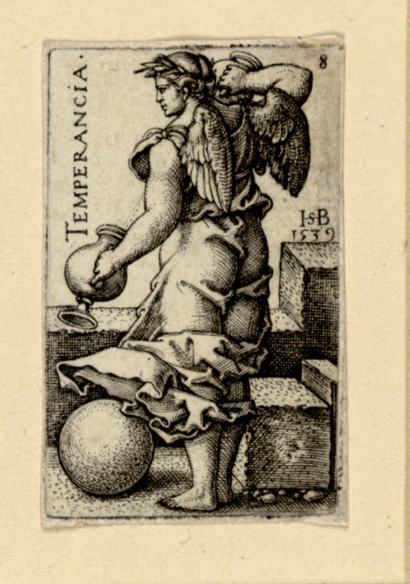 Die Mässigkeit, Hans Sebald Beham, 1539