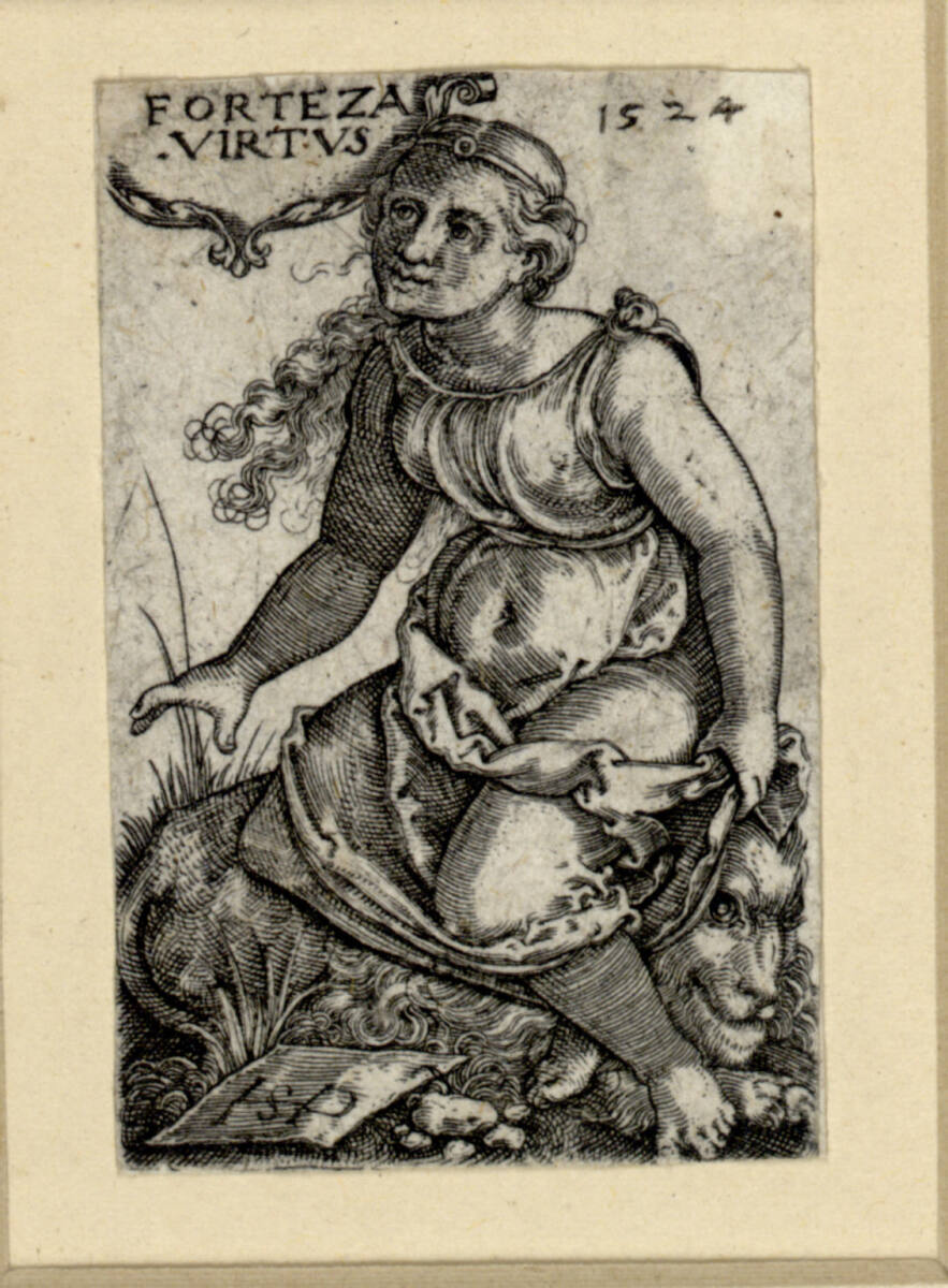 Die Tapferkeit, Hans Sebald Beham, 1524