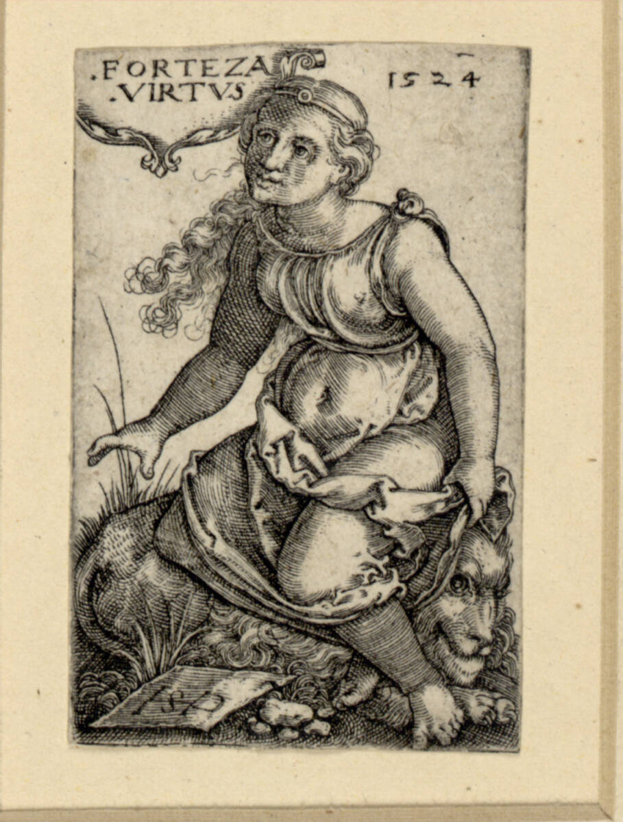 Die Tapferkeit, Hans Sebald Beham, 1524
