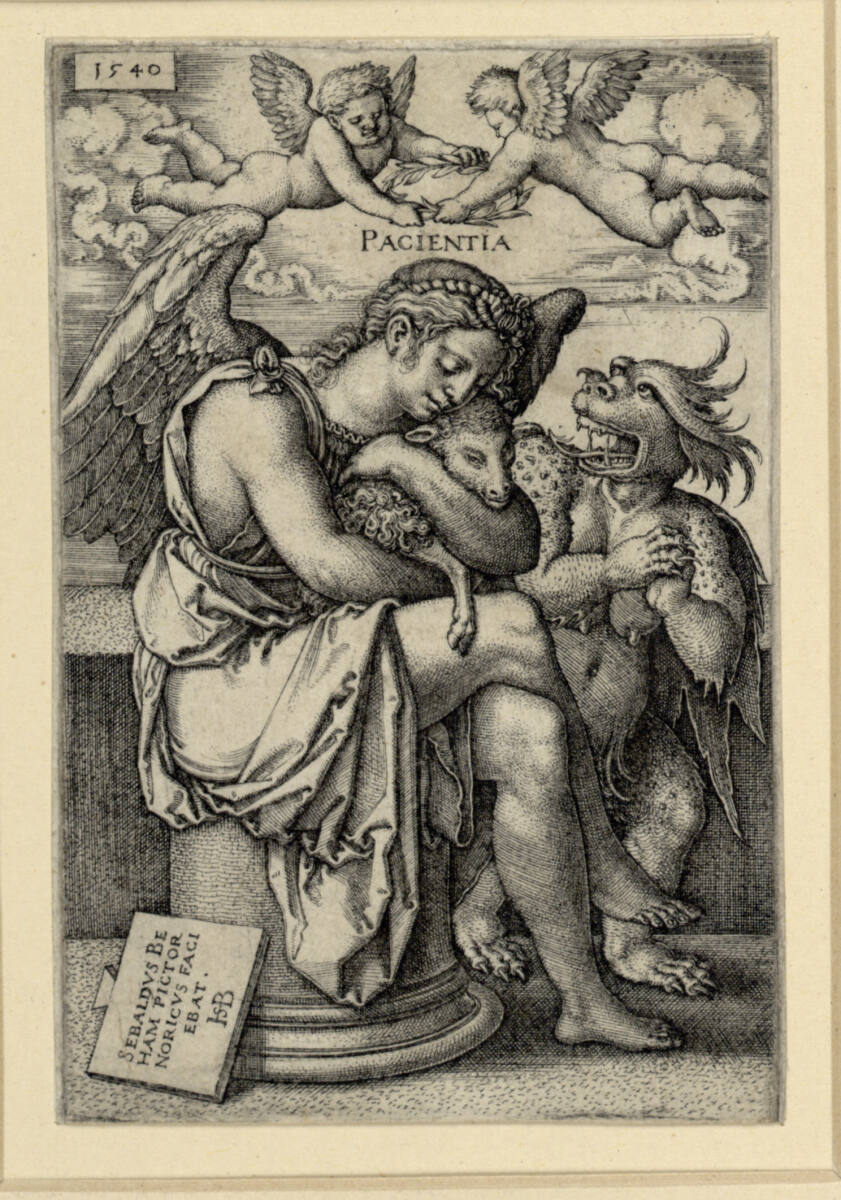 Die Geduld, Hans Sebald Beham, 1540