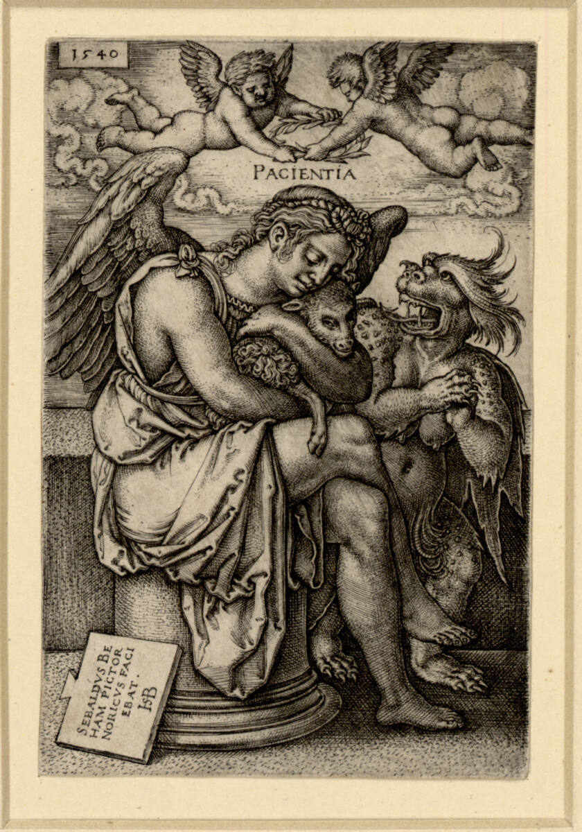 Die Geduld, Hans Sebald Beham, 1540
