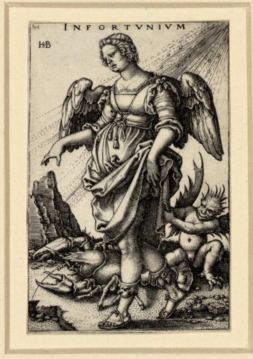 Sebald Beham, Das Unglück, Inv. Nr.: DG1930/1154