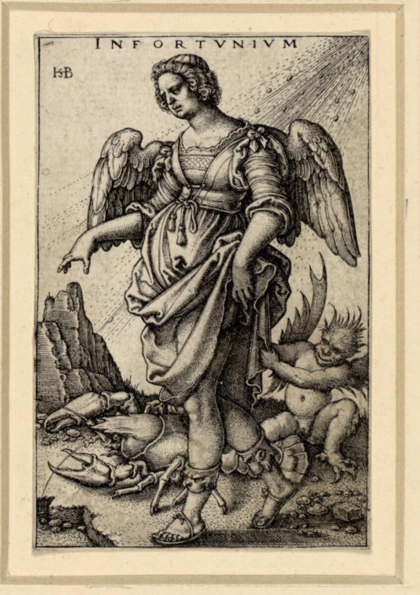 Sebald Beham, Das Unglück, Inv. Nr.: DG1930/1155