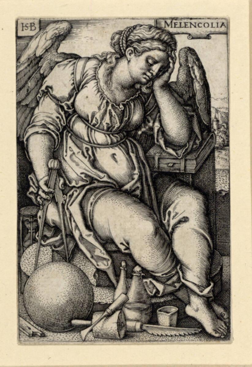 Die Melancholie, Hans Sebald Beham, 1539