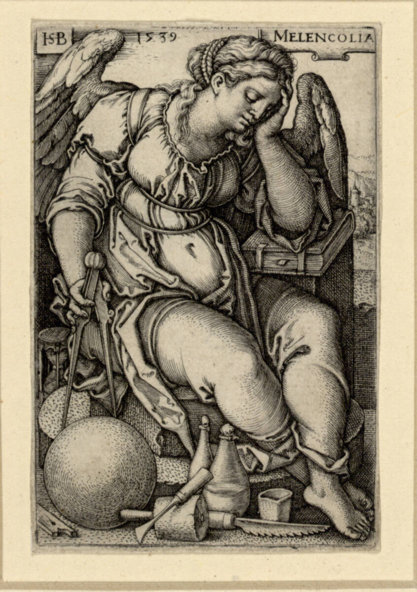 Die Melancholie, Hans Sebald Beham, 1539