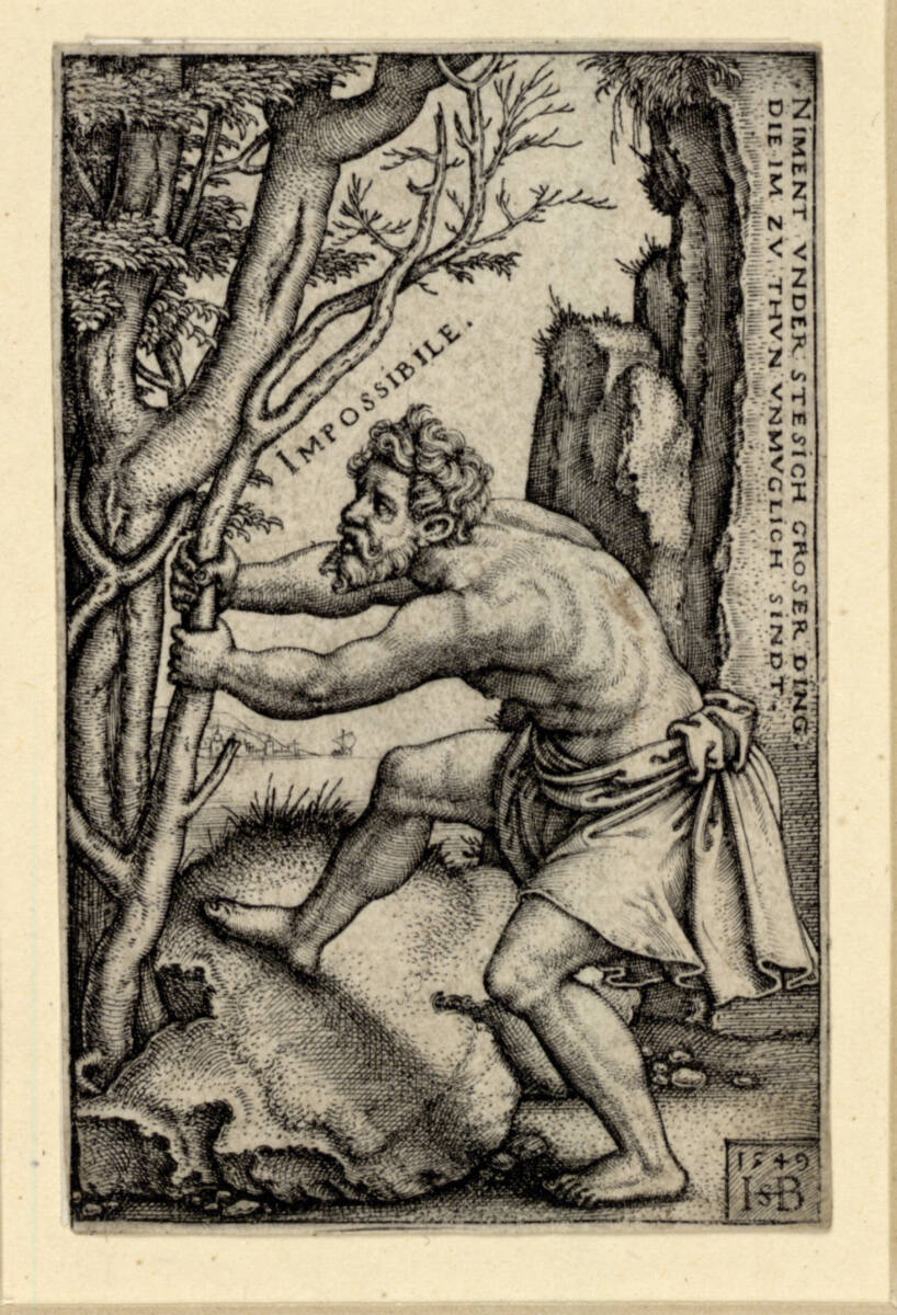 Das Unmögliche, Hans Sebald Beham, 1549