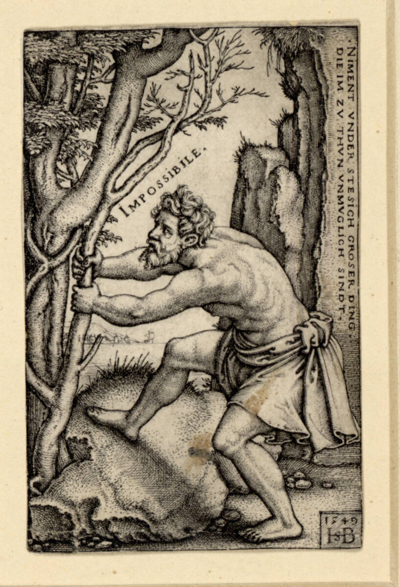 Das Unmögliche, Hans Sebald Beham, 1549