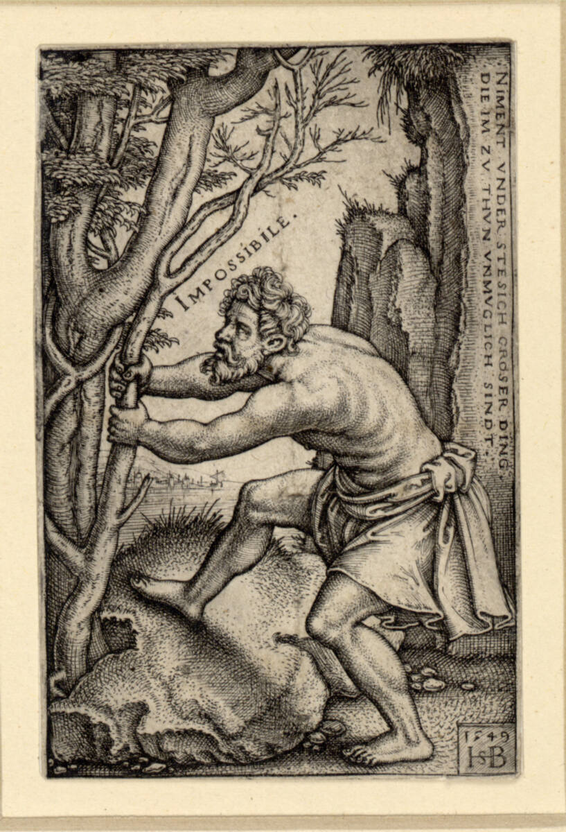 Das Unmögliche, Hans Sebald Beham, 1549