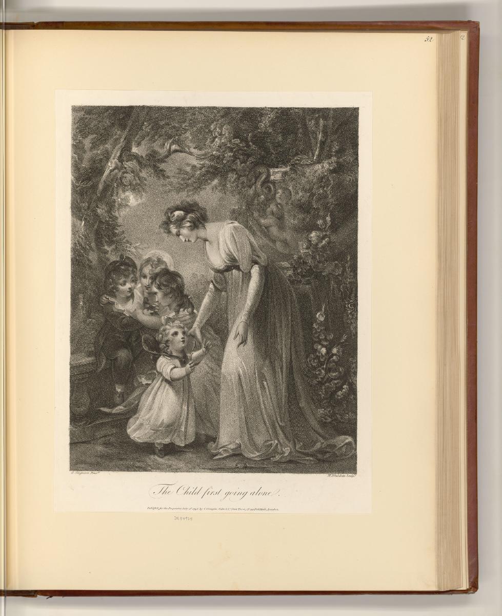 Britische Druckgrafiken des späten 18. Jahrhunderts, The child first going alone, Inv. Nr.: Eng…
