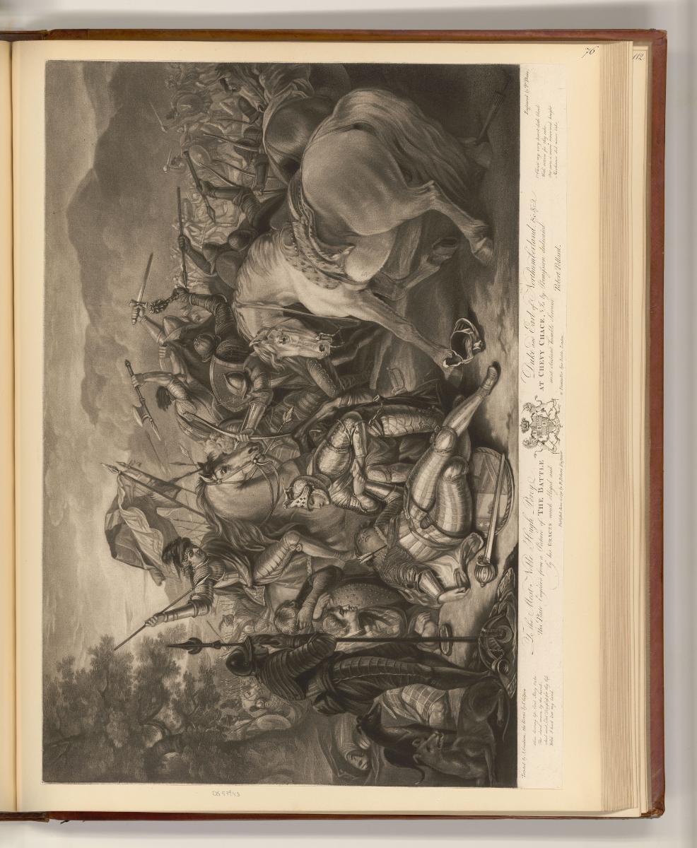 Britische Druckgrafiken des späten 18. Jahrhunderts, The Battle of Chevy Chace, Inv. Nr.: Engla…