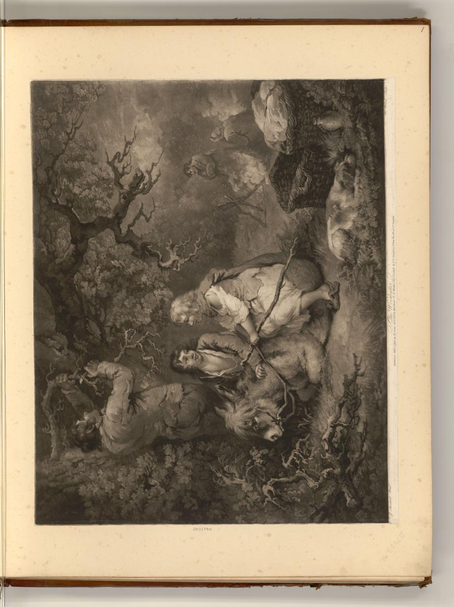 Druckgrafiken nach George Morland, The Woodcutter, Inv. Nr.: England nach Sektionen II/24, E/II…